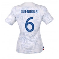 Frankrike Matteo Guendouzi #6 Bortatröja Dam VM 2022 Kortärmad